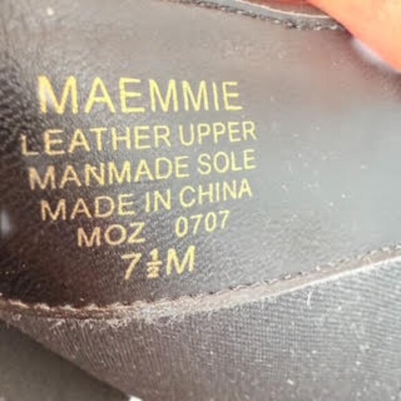 Anne Klein Maemmie Black Leather Tall Riding Equestrian Classic Boots 7.5M - Picture 10 of 13